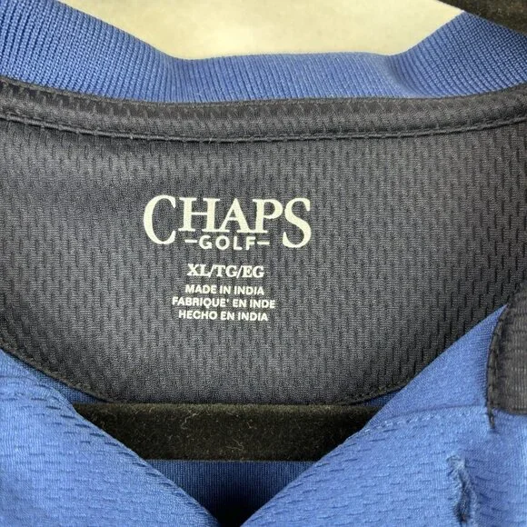 Chaps Golf Polo Shirt Stay Dry Wicking Mens Size XL Short Sleeve Classic Fit - Picture 4 of 8